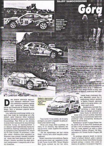 Rajd Wisły - 1998r.